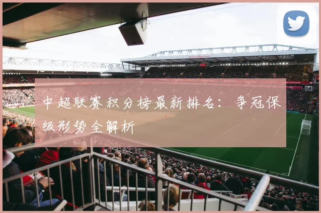 中超联赛积分榜最新排名:争冠保级形势全解析